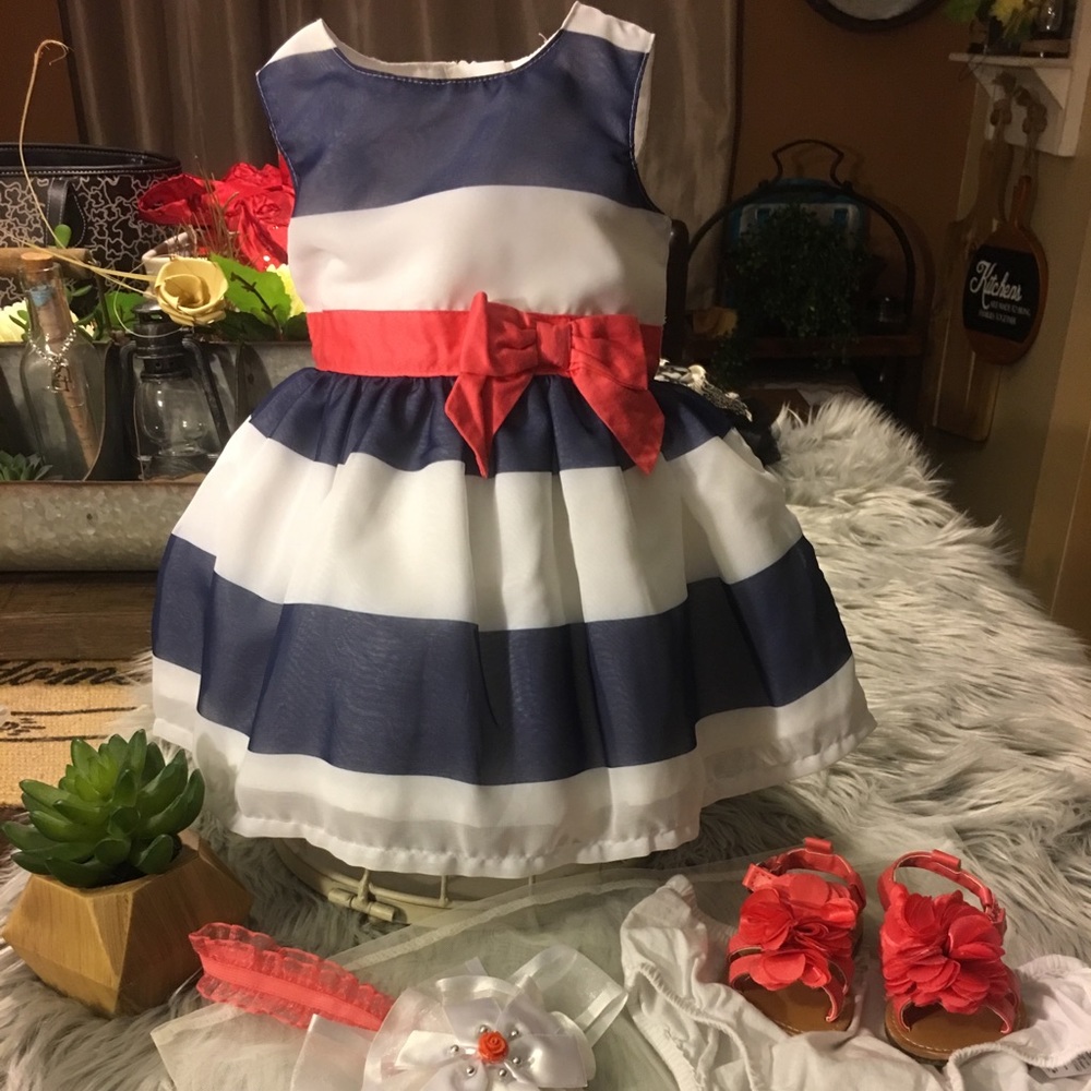 Baby girl dress set 3 month